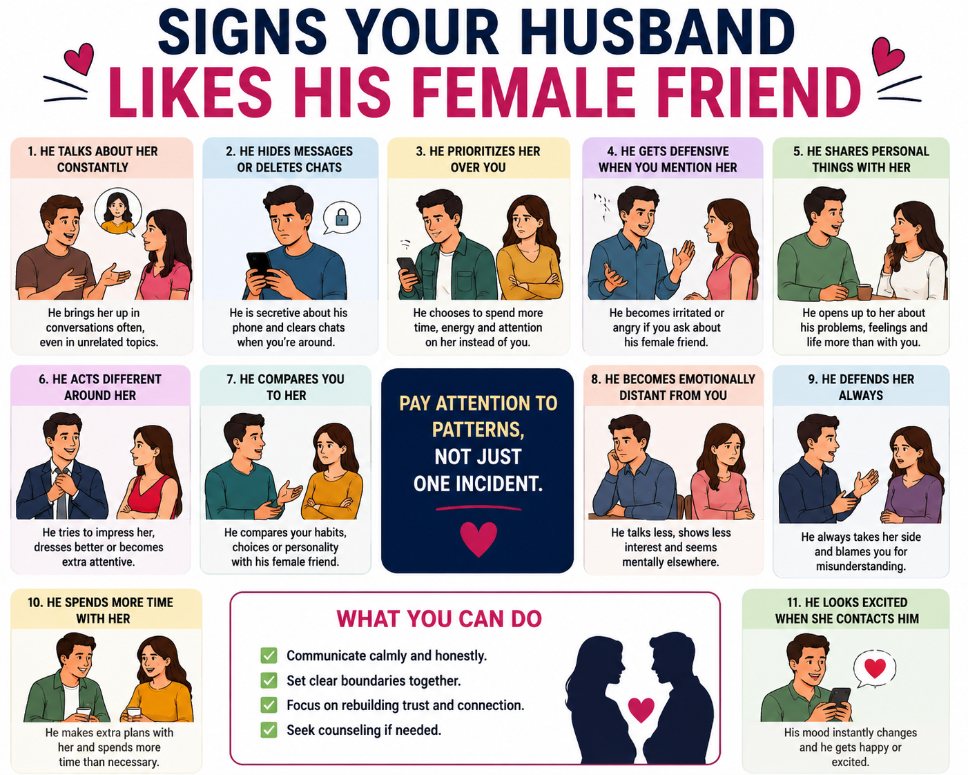 Signs Your Husband Likes His Female Friend